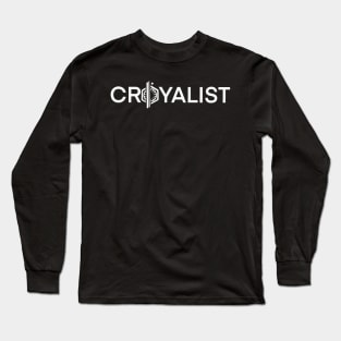 Croyalist (white) Long Sleeve T-Shirt